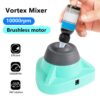 Kissure Mini Vortex Mixer 10000RPM Tattoo Ink Mixer Shaker Fast Electric Liquid Vortex Mixing Paint Tattoo Shaker Machine